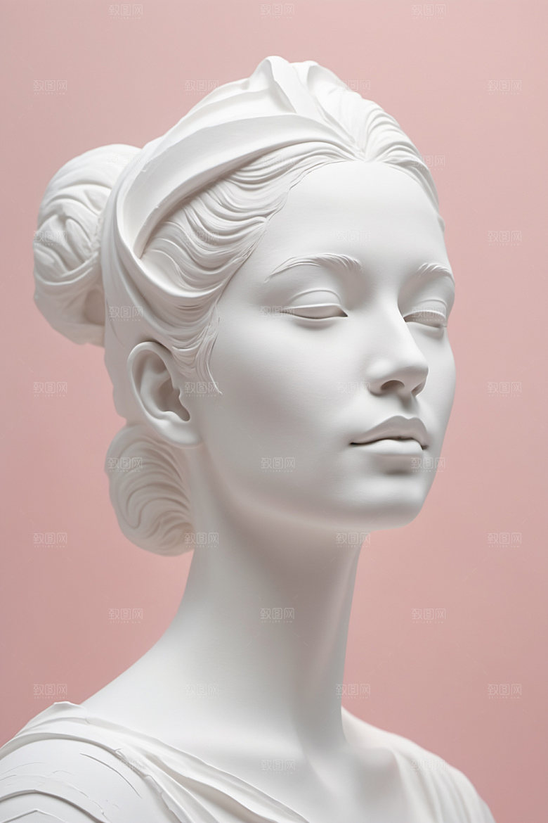 石膏雕塑3D艺术素材