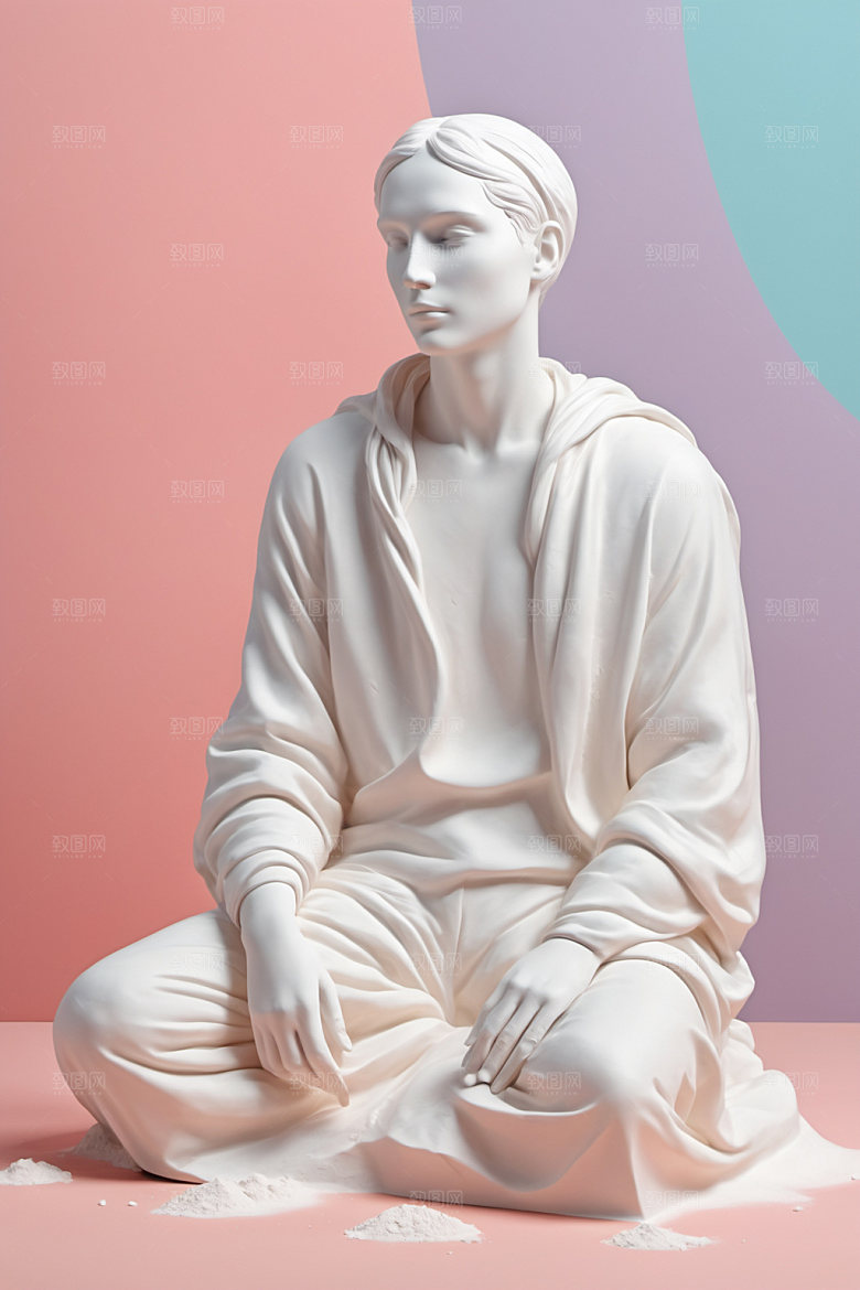 石膏雕塑3D艺术素材