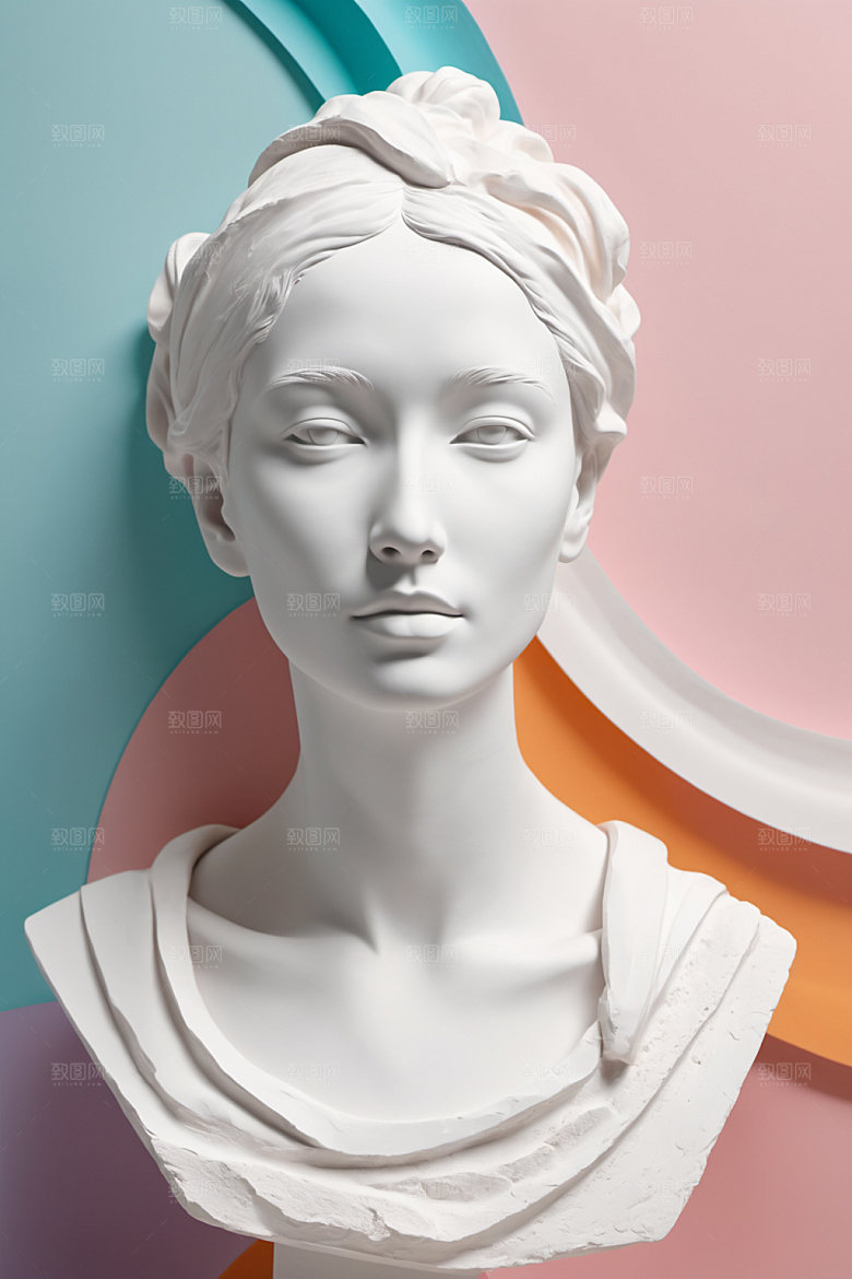 石膏雕塑古罗马3D素材