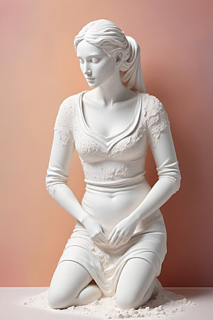 石膏雕塑艺术洛可可素材