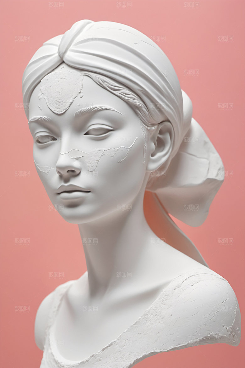 石膏雕塑古罗马3D素材