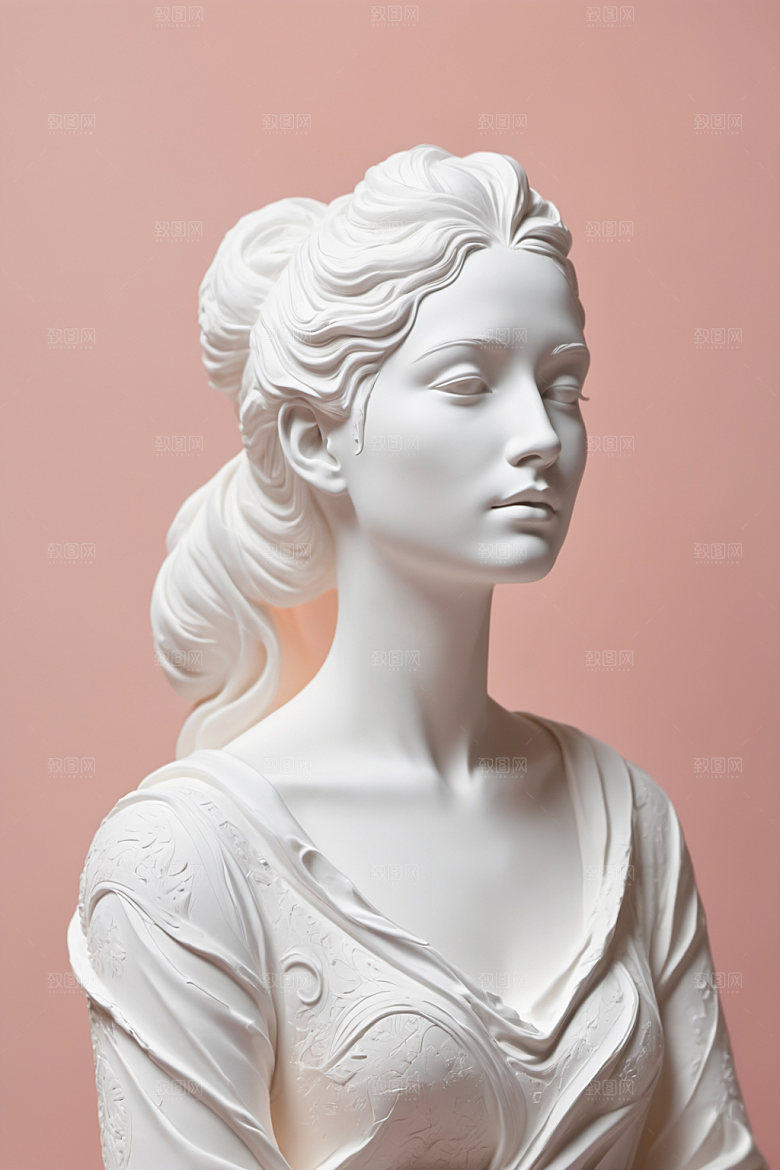 石膏雕塑洛可可3D素材