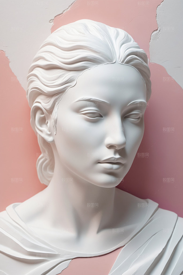 石膏雕塑3D古罗马素材