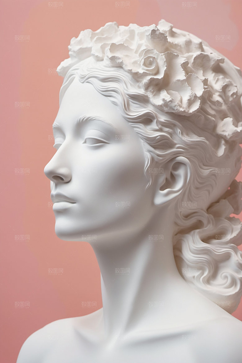 石膏雕塑洛可可3D素材