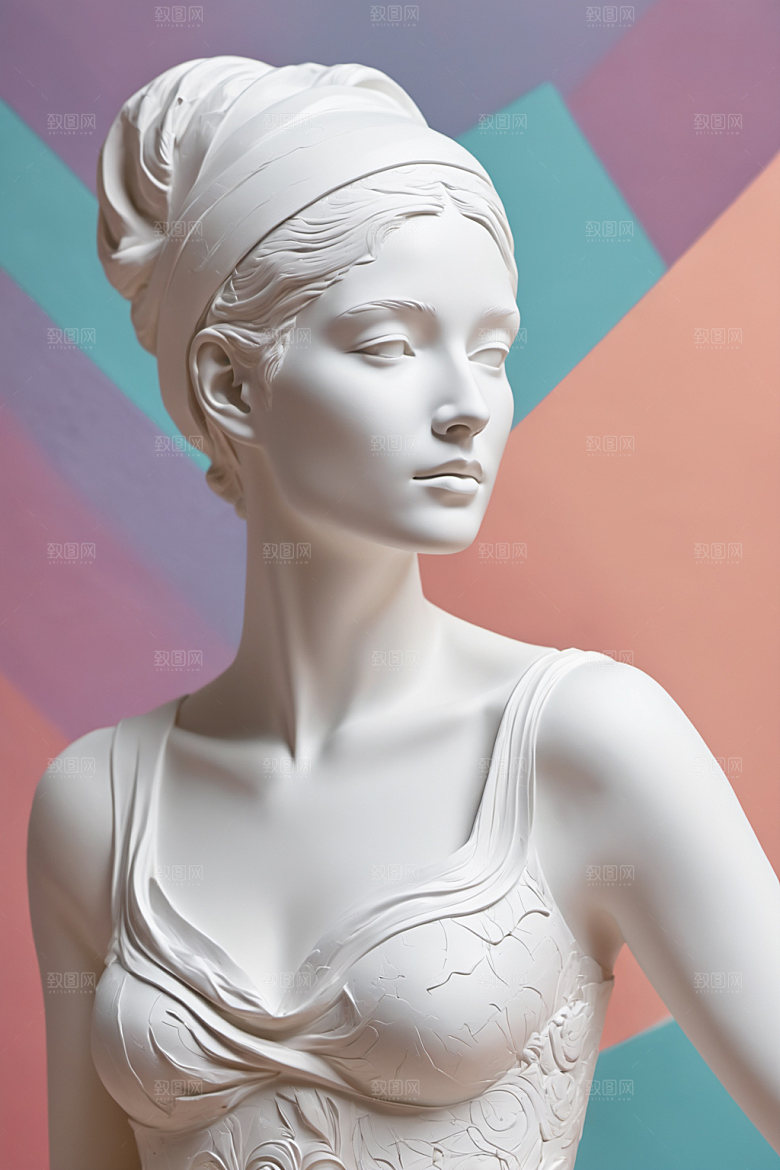 石膏雕塑3D雕刻素材