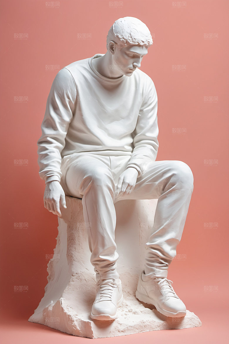 石膏雕塑洛可可立体素材