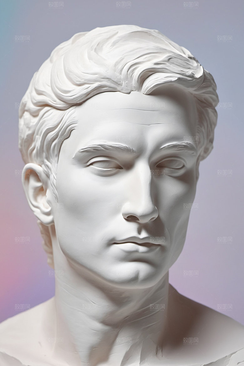 石膏雕塑3D艺术素材