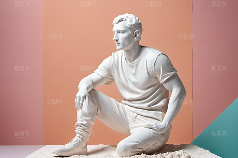 石膏雕塑雕刻3D素材