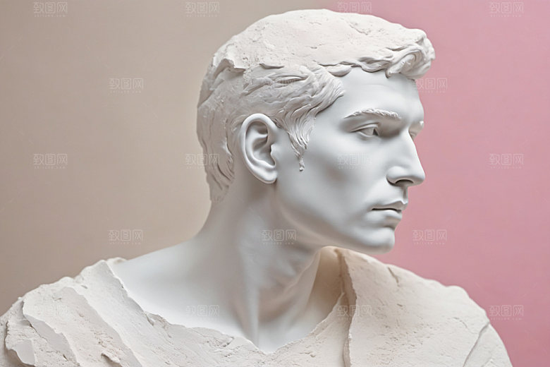 石膏雕塑3D立体素材