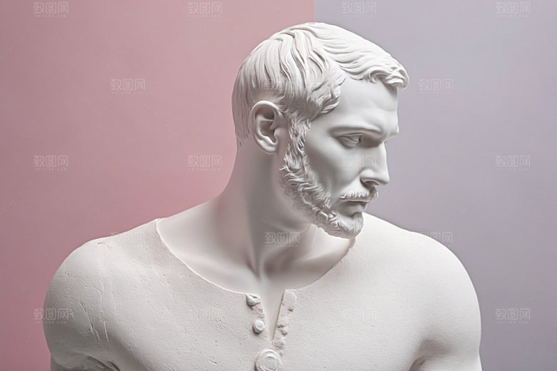 石膏雕塑洛可可3D素材