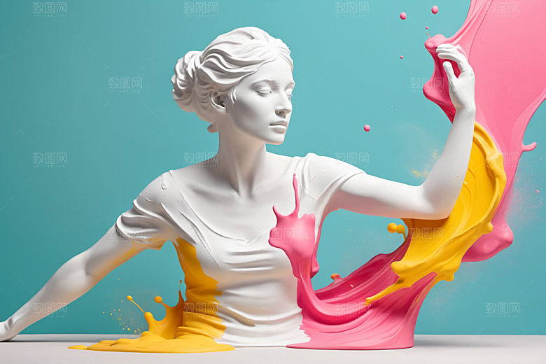 石膏雕塑3D雕刻素材