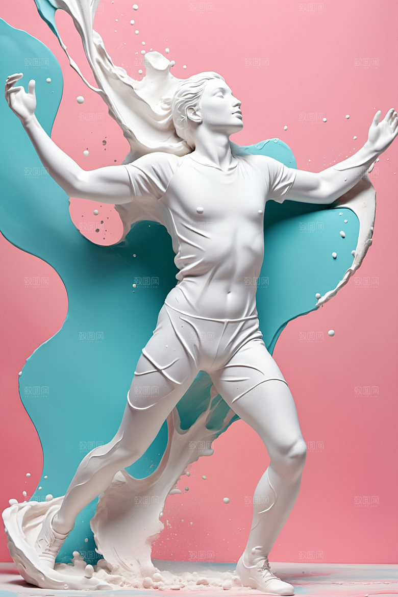 石膏雕塑3D古罗马素材