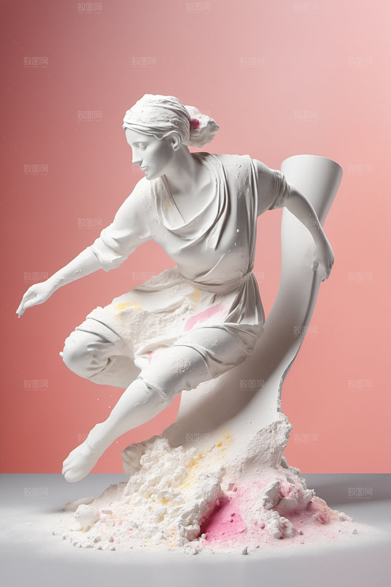 石膏雕塑大理石3D素材
