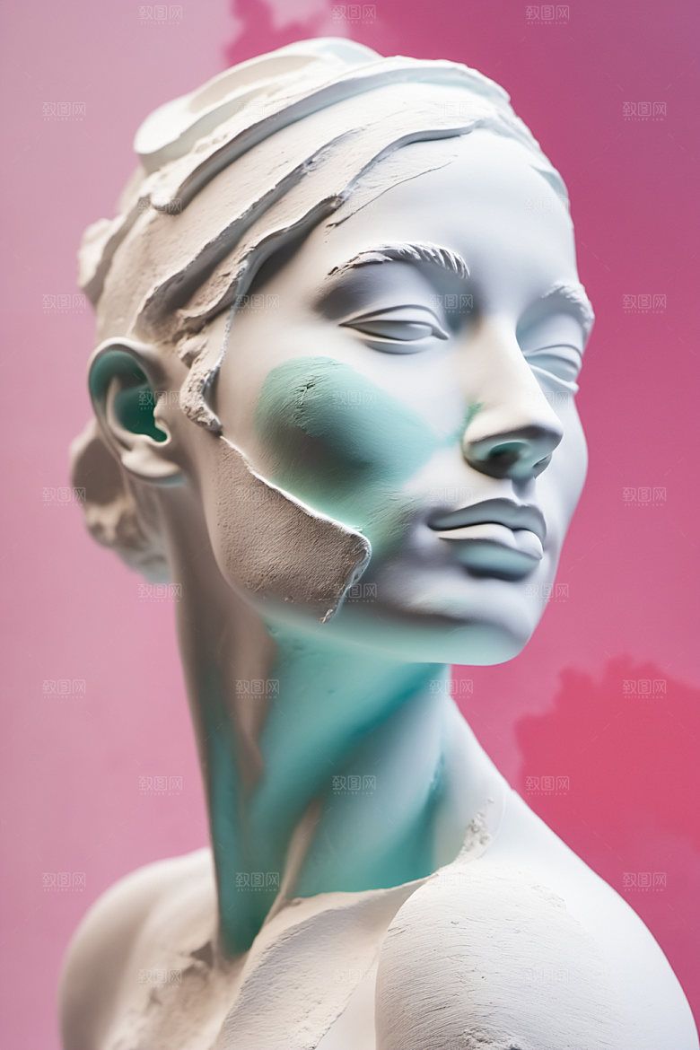 石膏雕塑雕刻3D素材