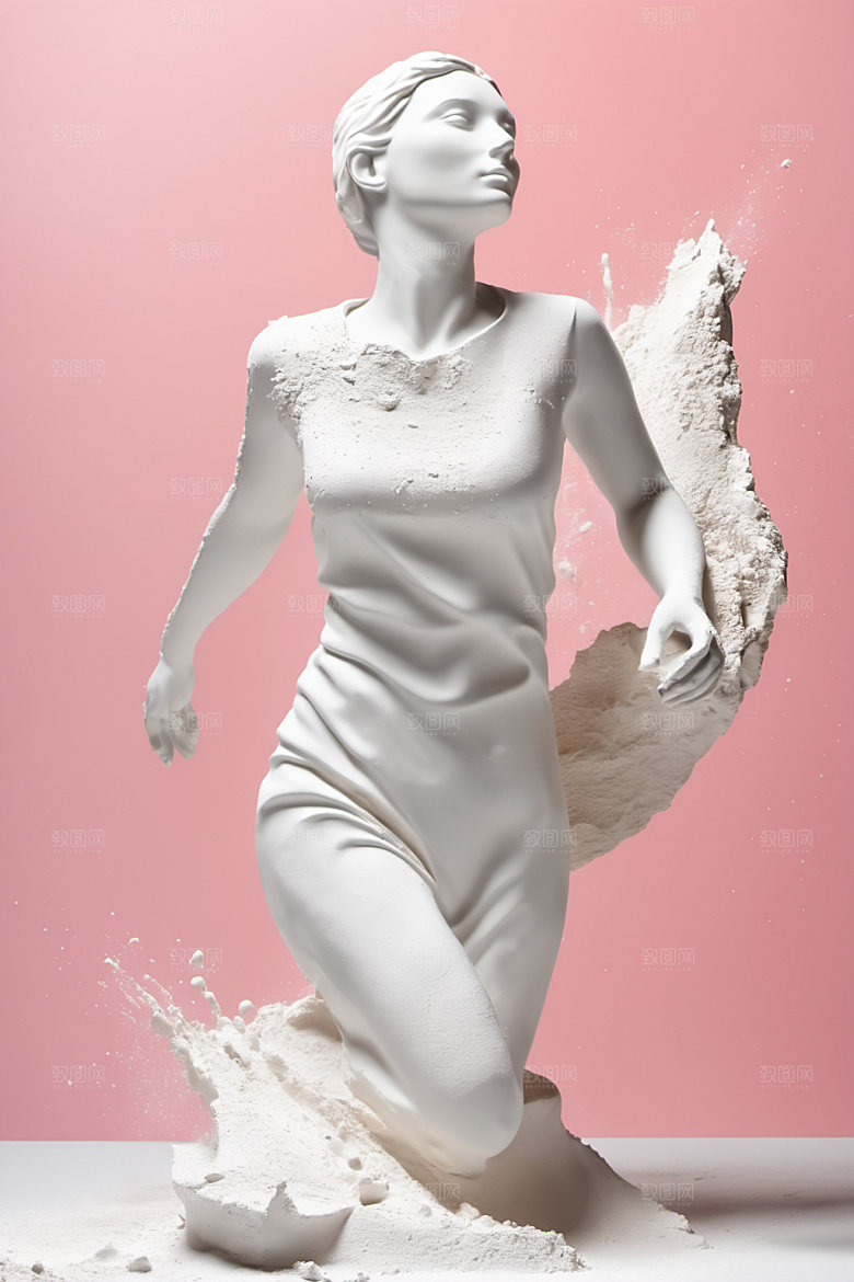 石膏雕塑3D艺术素材