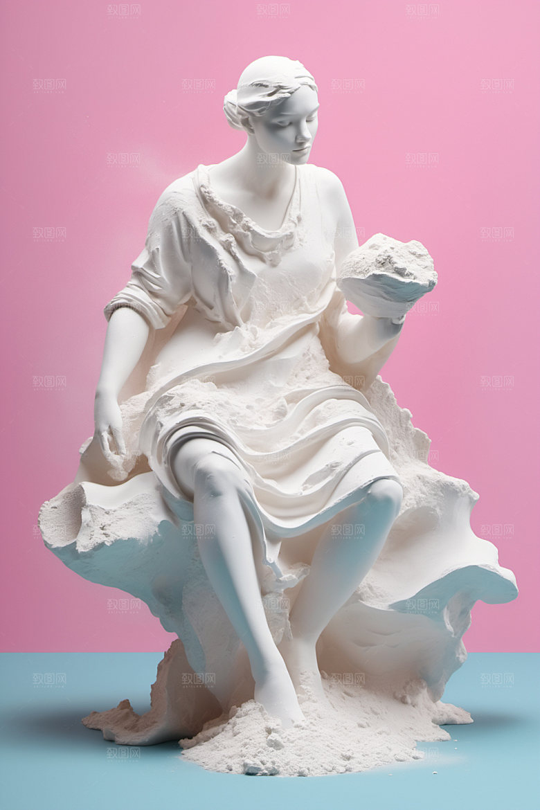 石膏雕塑唯美雕刻素材