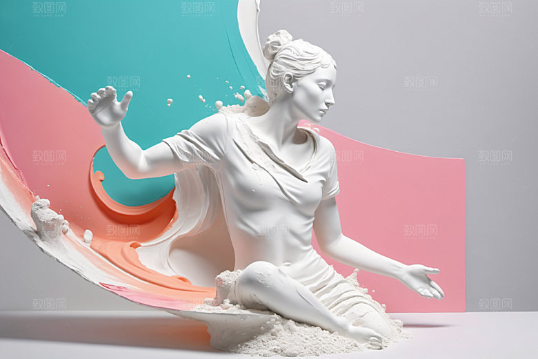 石膏雕塑立体古罗马素材