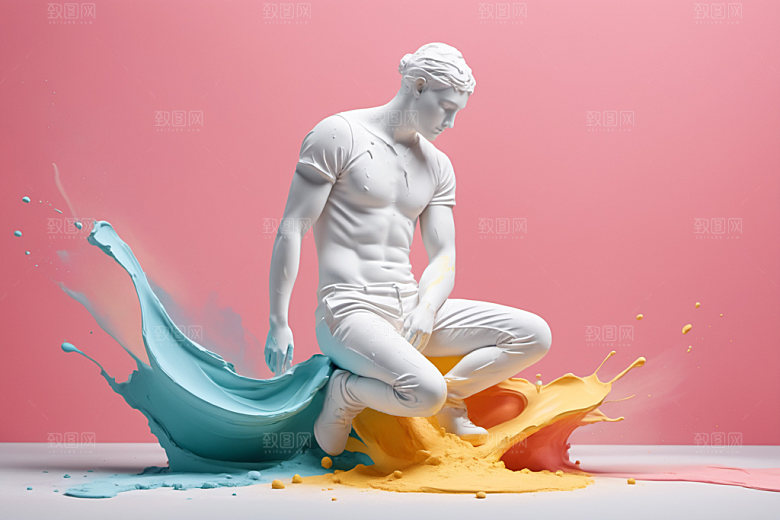 石膏雕塑3D雕刻素材