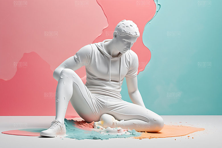 石膏雕塑3D古罗马素材