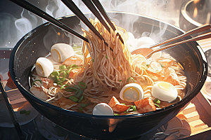 石锅拌饭高清韩国料理素材