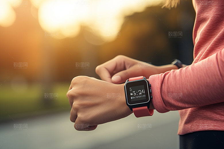 运动手表科技高清摄影图