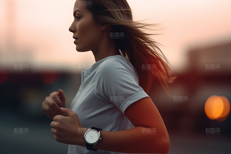 运动手表智能科技摄影图