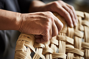 手工编织高清传统文化摄影图