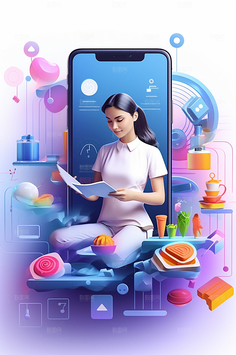 手机购物商超网购模型