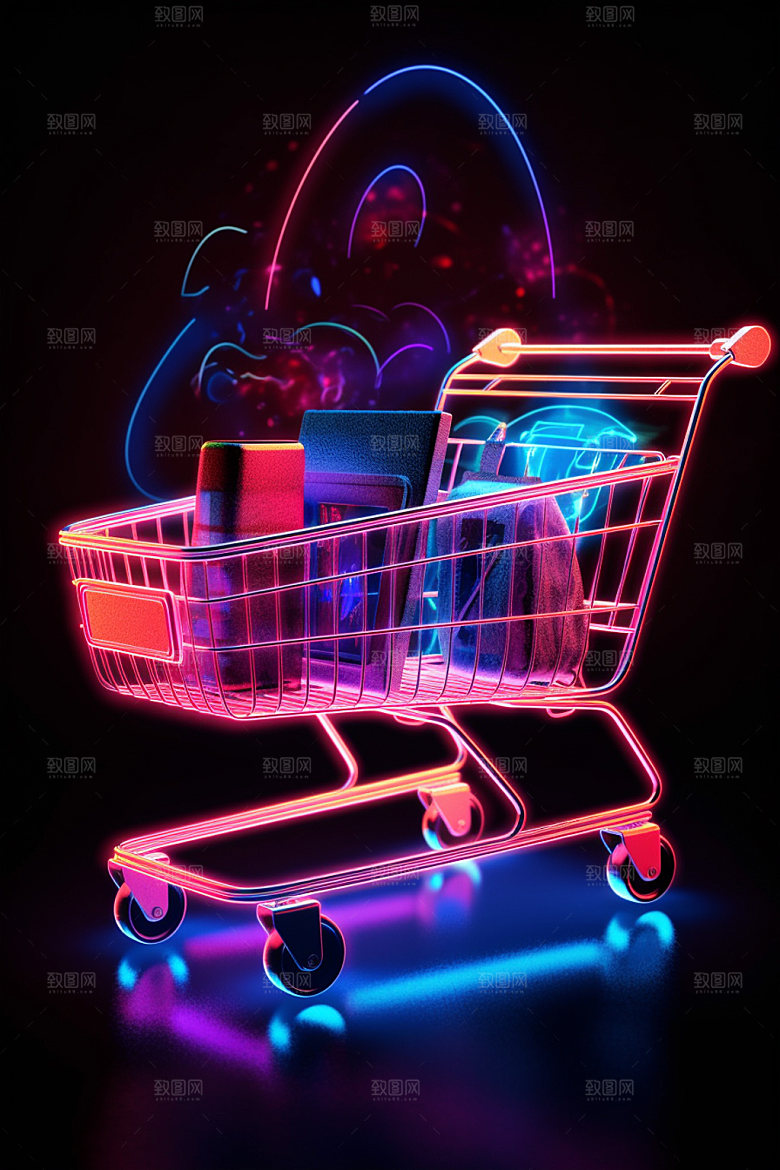 手机购物淘宝立体模型