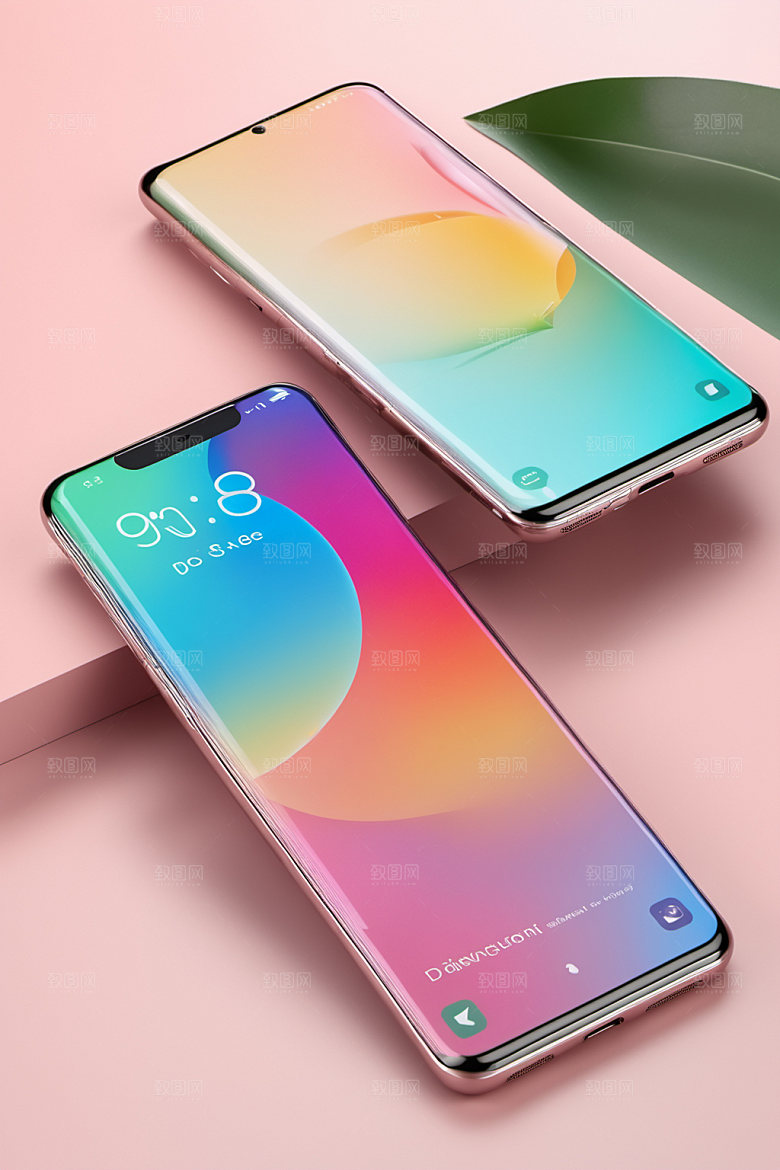 手机展示3D时尚样机