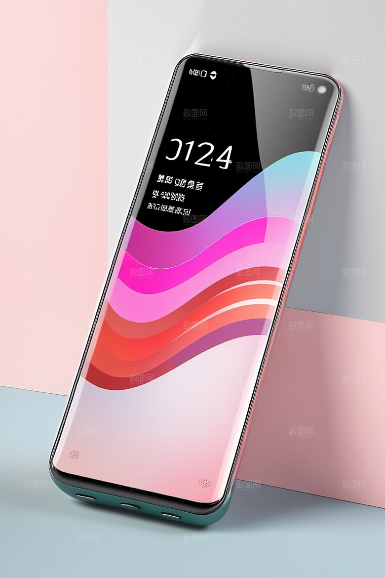 手机展示时尚科技感样机