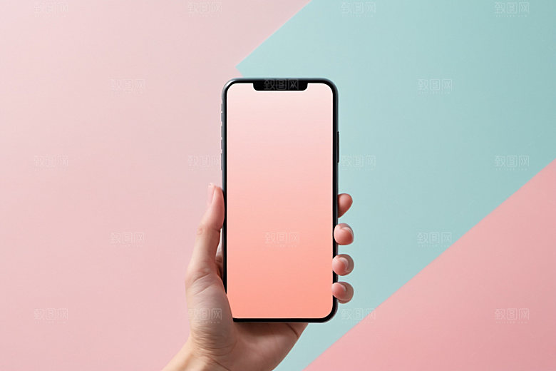 手机展示3D时尚样机