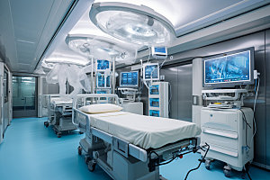 手术室器械治疗摄影图