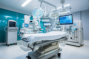 手术室治疗设备摄影图