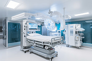 手术室诊室器械摄影图
