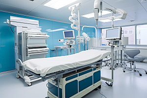 手术室医护设备摄影图