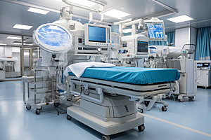 手术室器械设备摄影图