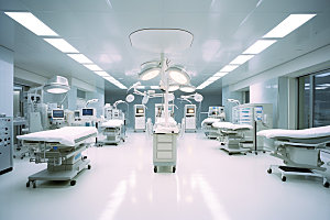手术室医护设备摄影图