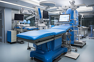 手术室设备医疗摄影图