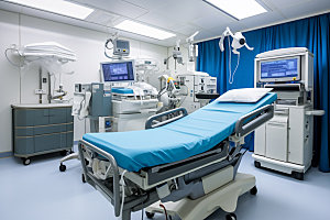 手术室医护场景摄影图