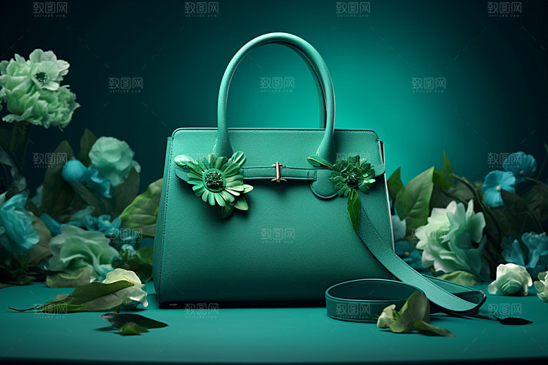 手提包时尚女士箱包摄影图