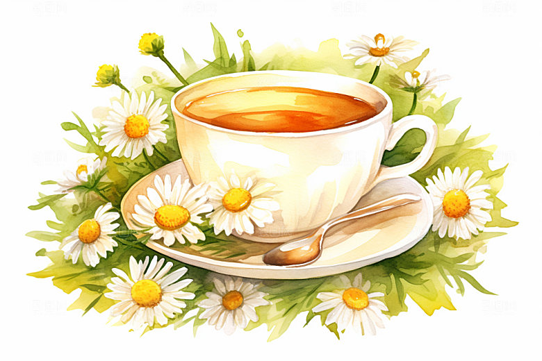霜降季节手绘插画