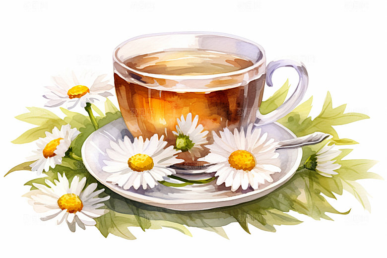 霜降手绘季节插画