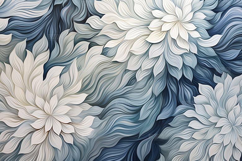 霜降手绘风物插画
