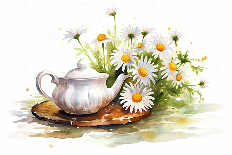 霜降手绘节气插画
