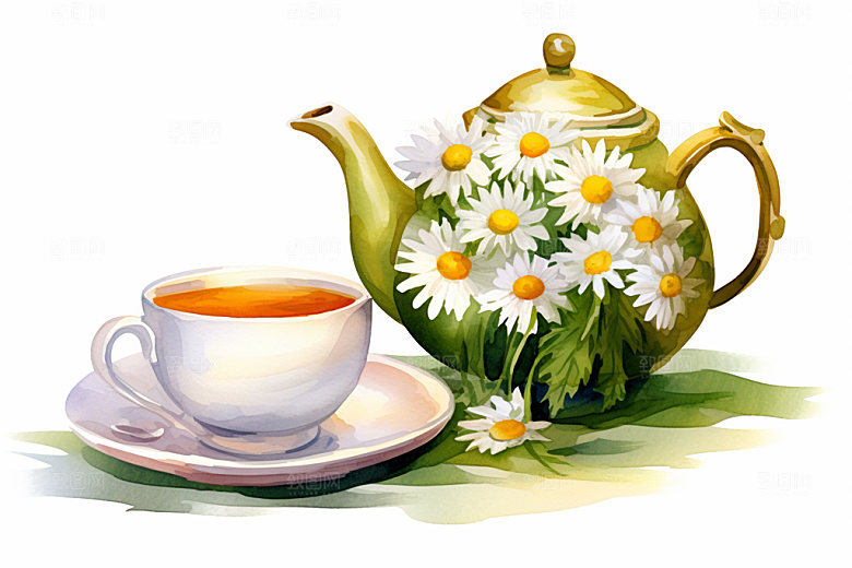 霜降季节手绘插画