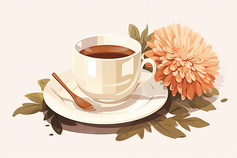 霜降季节风物插画