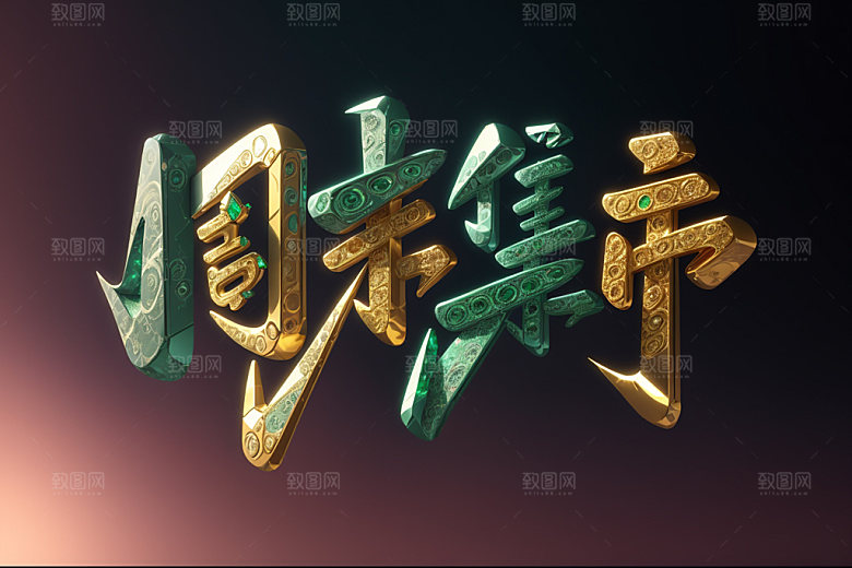 双十一双十一快乐玩出趣立体矢量元素