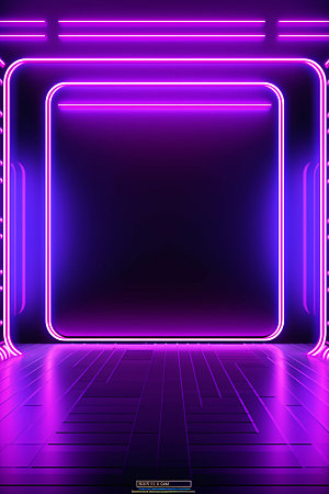 电子商务紫色潮流炫酷矢量素材