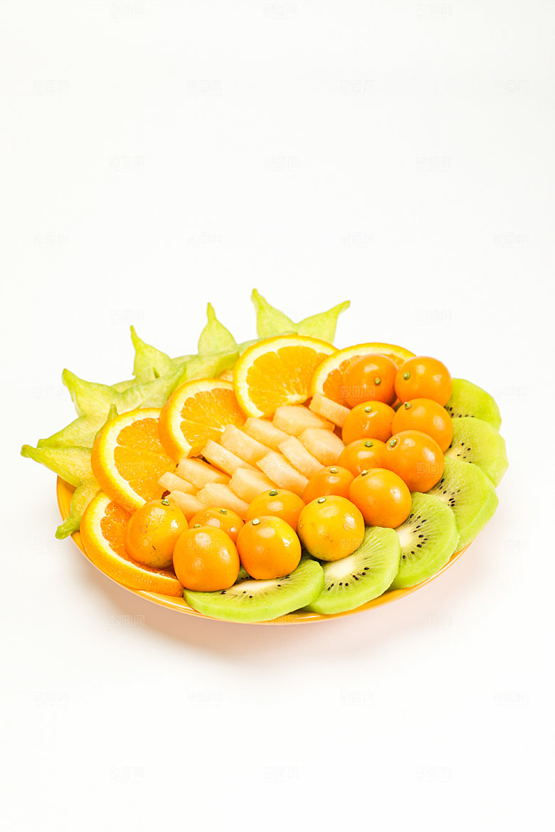 水果拼盘高清美味摄影图
